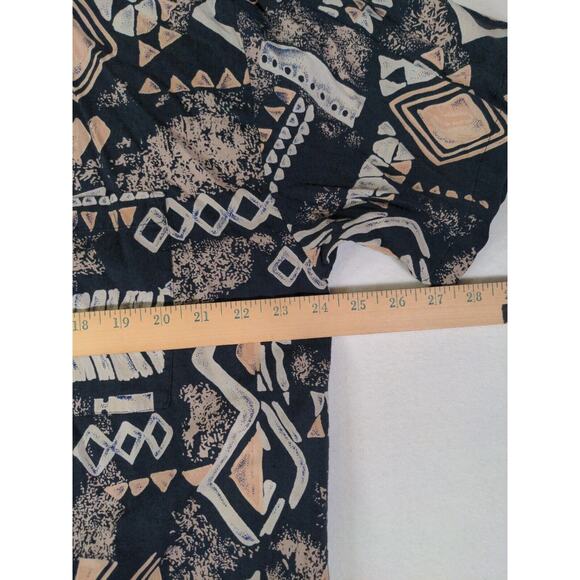 Robert Stock 90s Aztec Style Men's Button Up Shirt Size XL - Picture 4 of 13